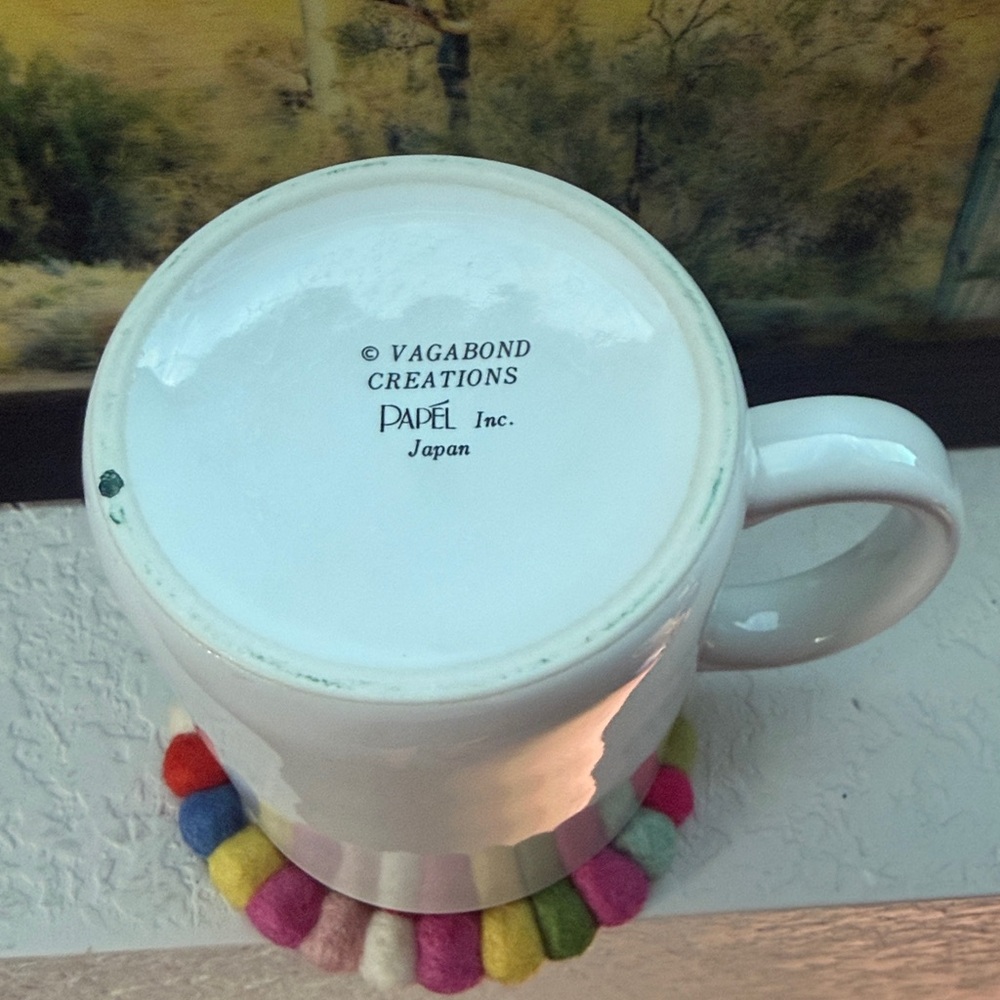 Vintage Zebra Love Mug from Vagabond Creations, made in Japan - Picture 4 of 4